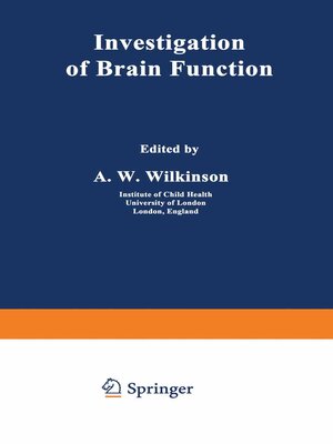 cover image of Investigation of Brain Function